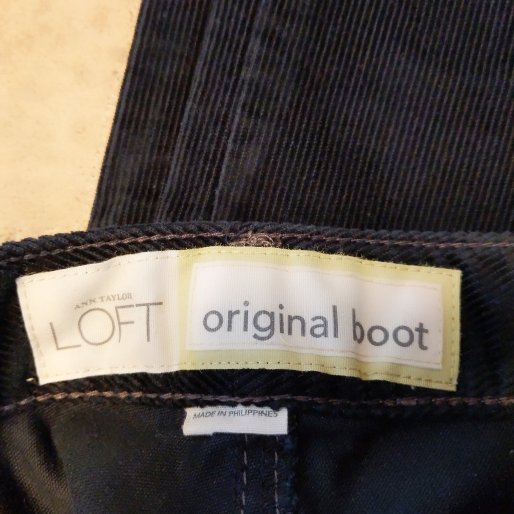 LOFT Corduroy Original Boot cut Jeans Pants size 6 - Picture 7 of 11